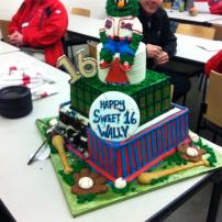 Wally's birthday cake! @RedSoxChach photo